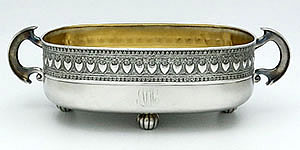 Gorham antique sterling silver bowl with handles