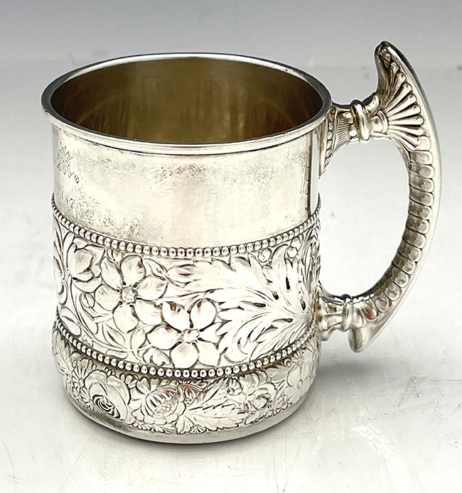 antique sterling Gorhma child's cup