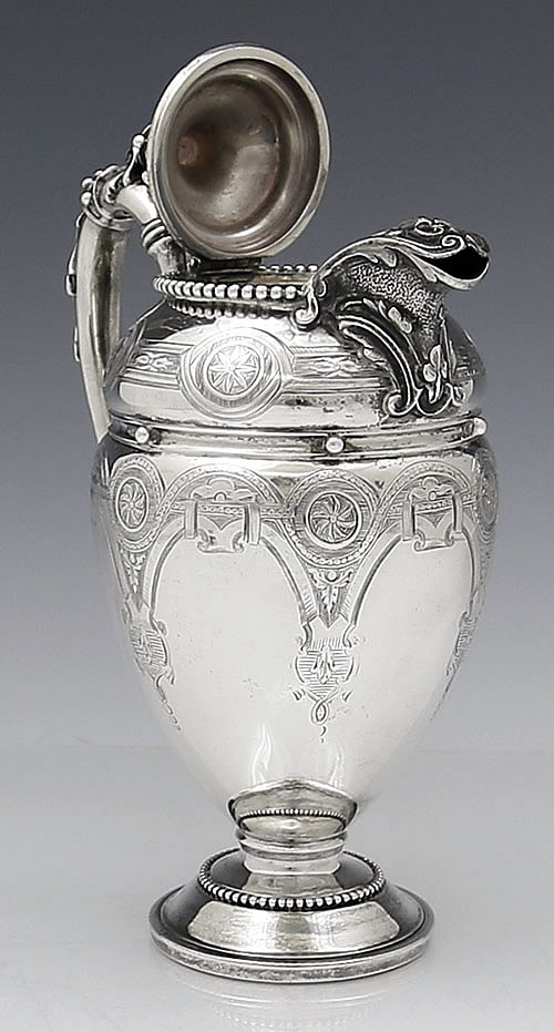 Gorham antique coin silver syrup pitcher
