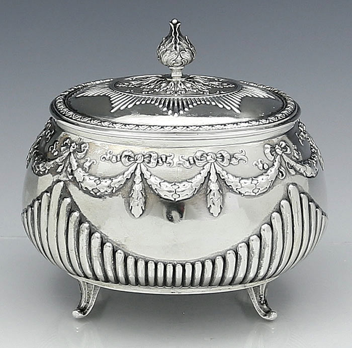 Hempel Polish silver sugar box antique silver