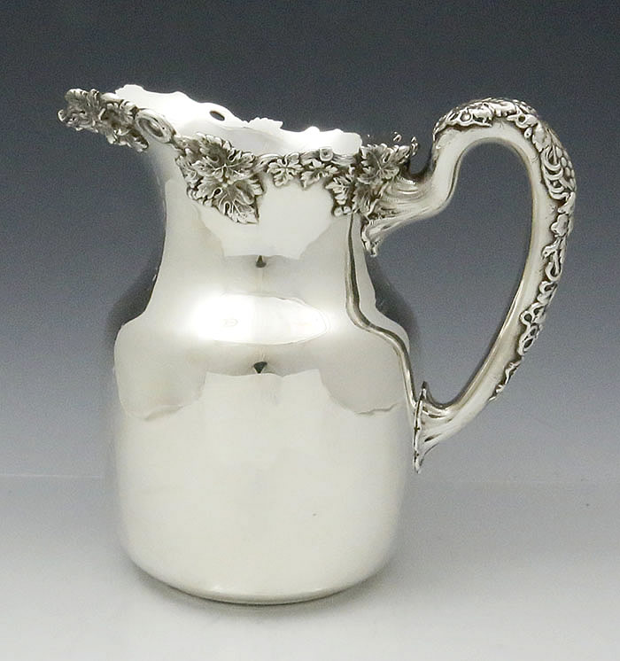 antique sterling silver pitcvher by Howard & Co of New York