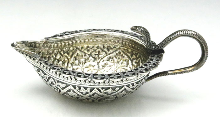 Indian antique silver cream jug