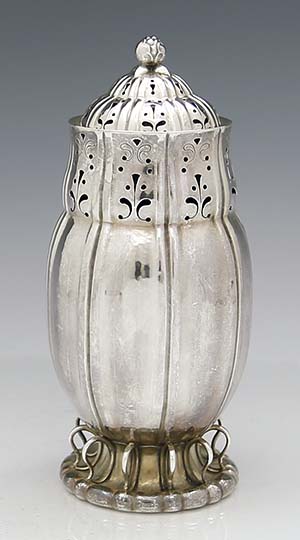 Jensen antique silver sugar shaker