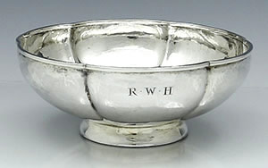 J Woolley sterling hammered bowl