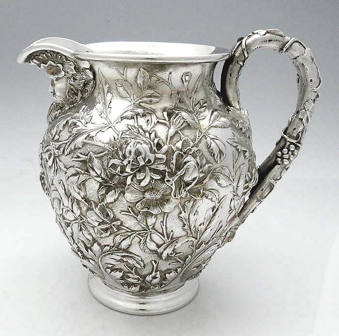 S Kirk & Son Co antique sterling pitcher
