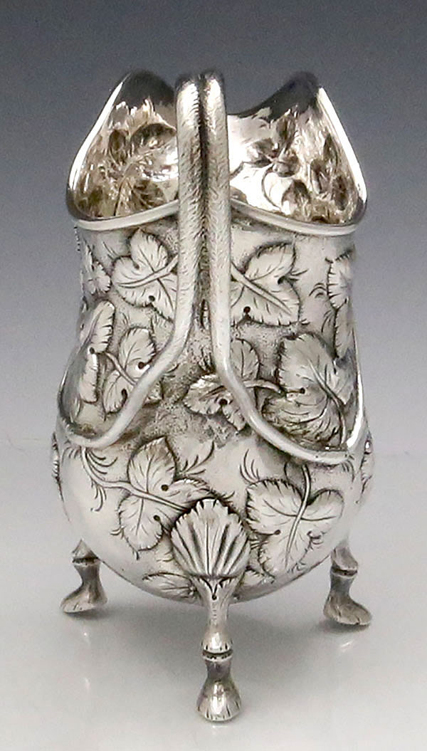 Kirk antique silver cream jug