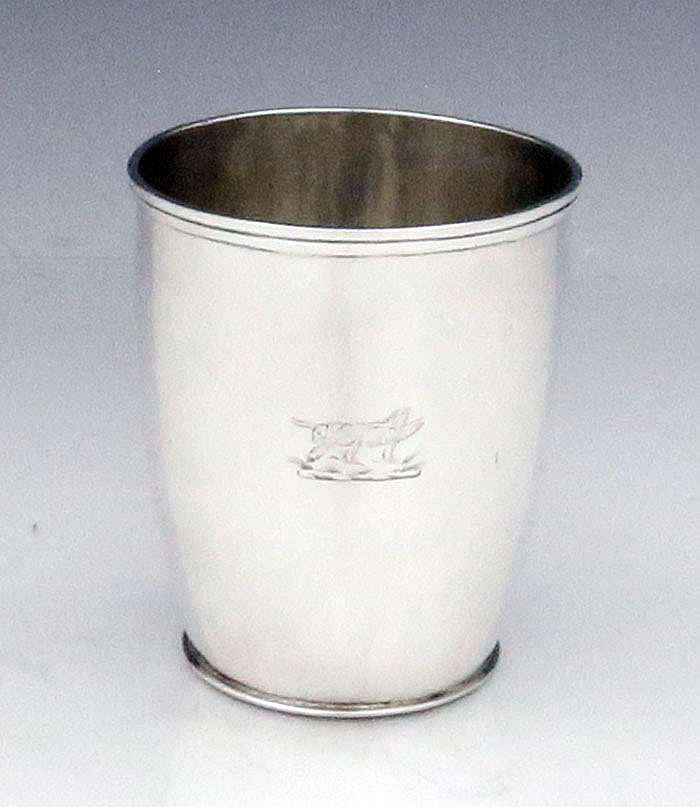Lows Ball & Comapny Boston coin silver julep cup