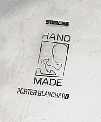 hallmark on base of Porter Blanchard bowl