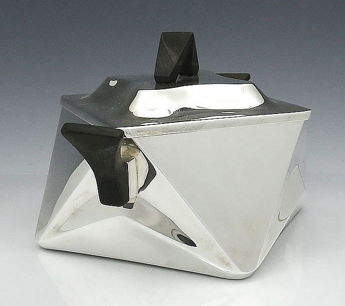 sterling silver modern design tureen by Ravissant