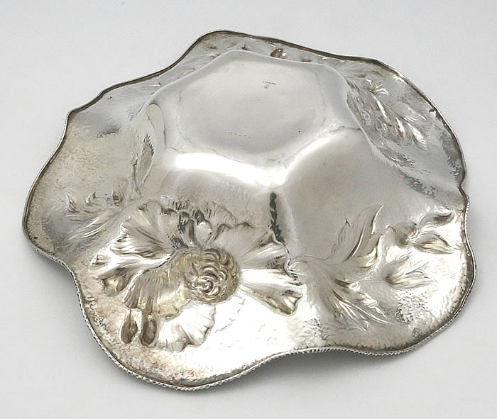 American antique sterling silver dish