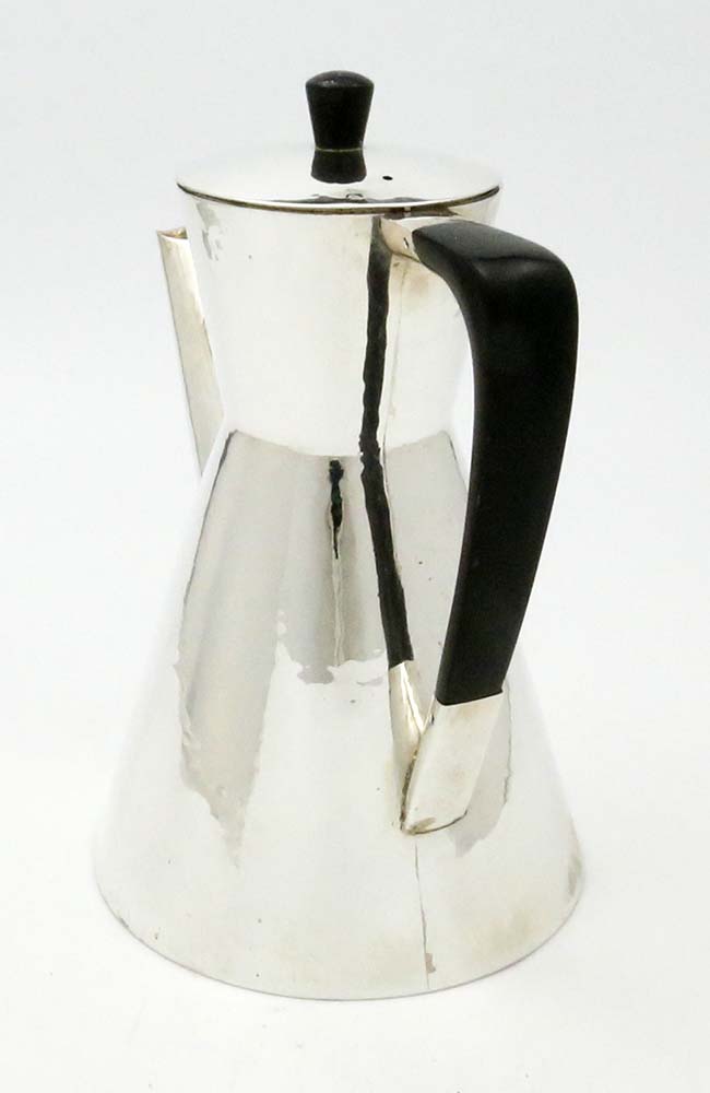 Spencer Orgell sterling hand hammered coffee pot