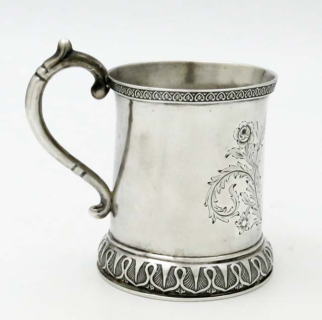 Tenney coin silver childs cup