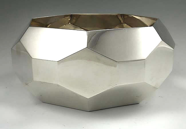 Tiffany sterling modernist bowl