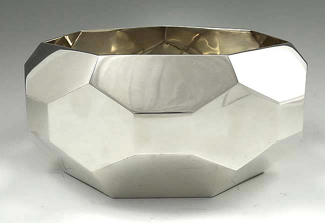 Tiffany sterling modernist bowl