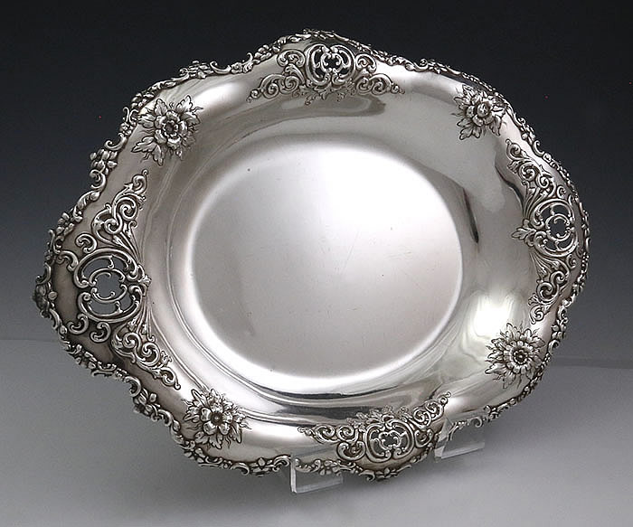 antique sterling silver oval Tiffany & Co dish