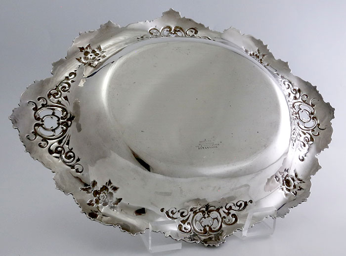 Tiffany antique sterling silver dish