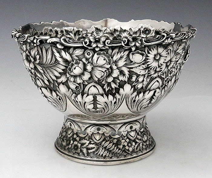 Tiffany antique sterling silver ice bowl