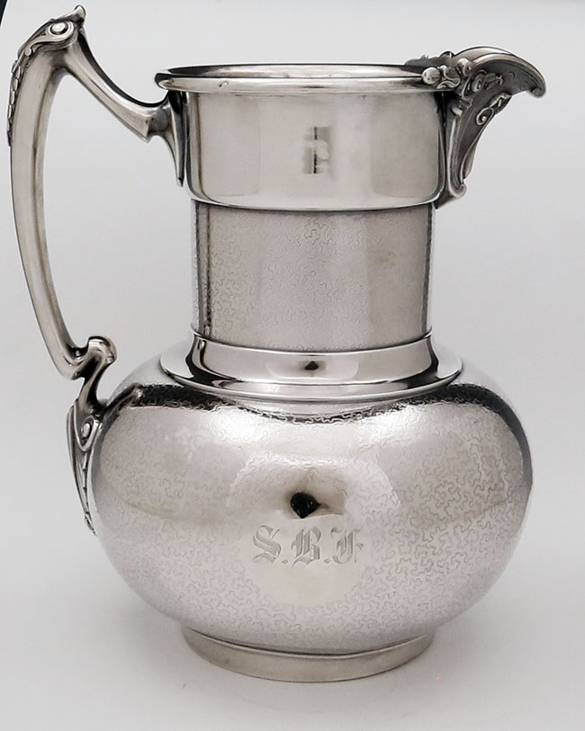 Tiffany & Co 550 Broadway antique sterling pitcher