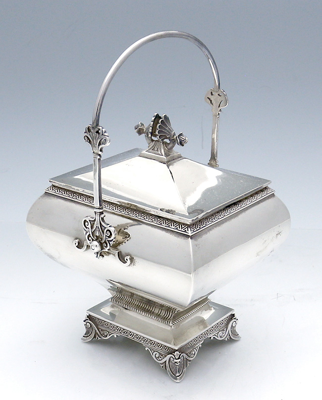 Whiting antique sterling sugar caddy