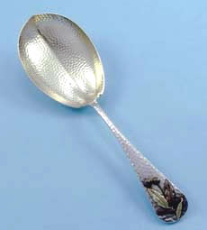 gorham mixed metals serving spoon