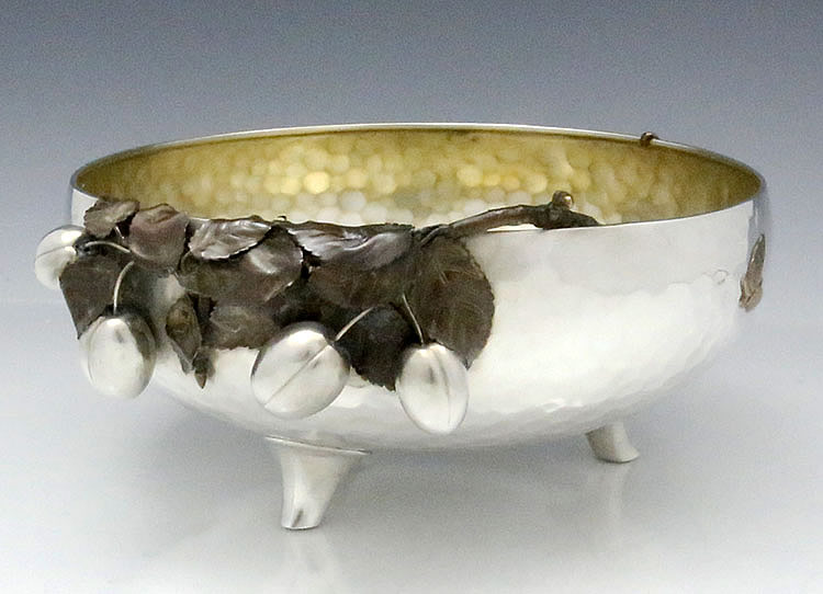 Gorham antique sterling silver fruit bowl
