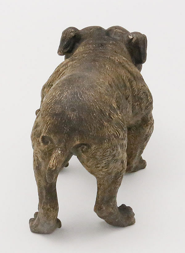 Austrian antique bronze bulldog