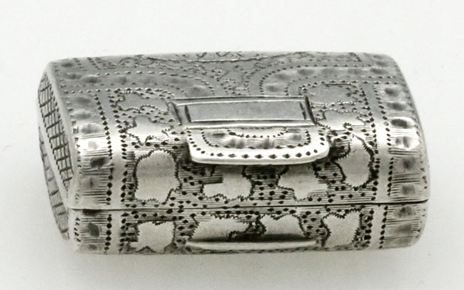 English silver vinaigrette
