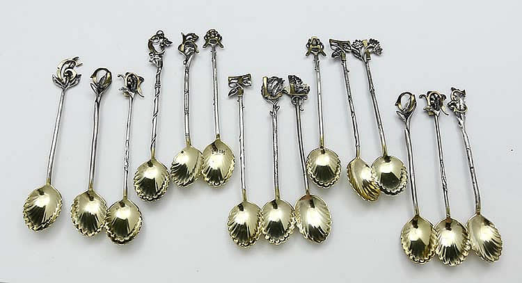 Gorham congratulations spoons antique sterling silver