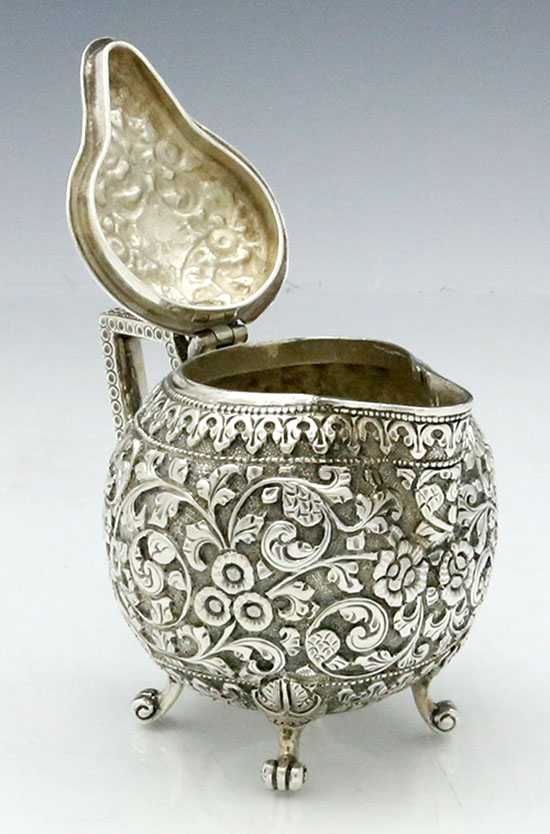 INdian antique silver cream jug