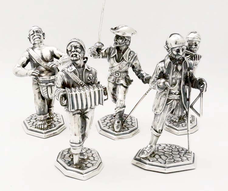 Mappin & Webb silver figurines