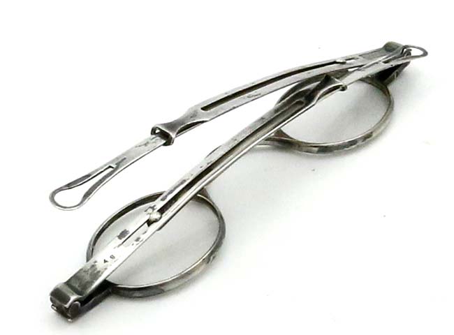antique coin silver eye glasses