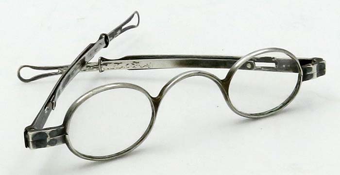 Olmsted and Chapin eye glasses antique coin silver