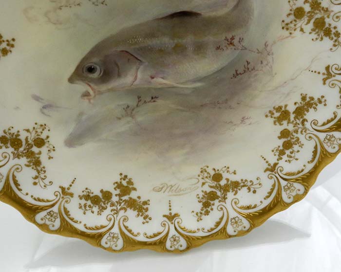 detail of Royal Doulton plates
