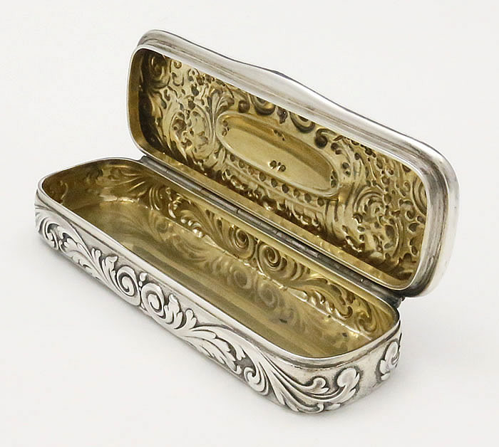 Tiffany fancy antique sterling silver box