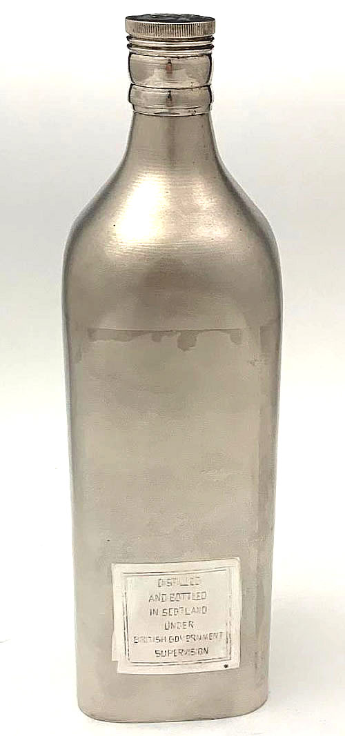 sterling silver Johnnie Walker bottle