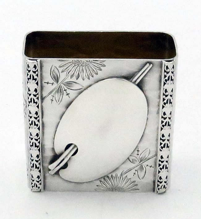 Wood & Hughes antique sterling silver napkin ring