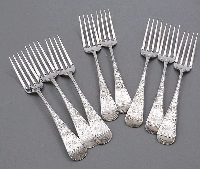 Gorham engraved luncheon forks