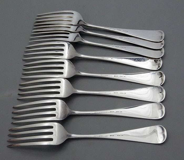 Gorham for Caldwell sterling silver lunch forks