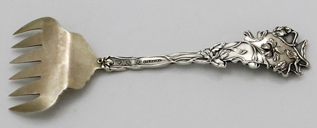 Paye and Baker antique sterling silver sardine fork