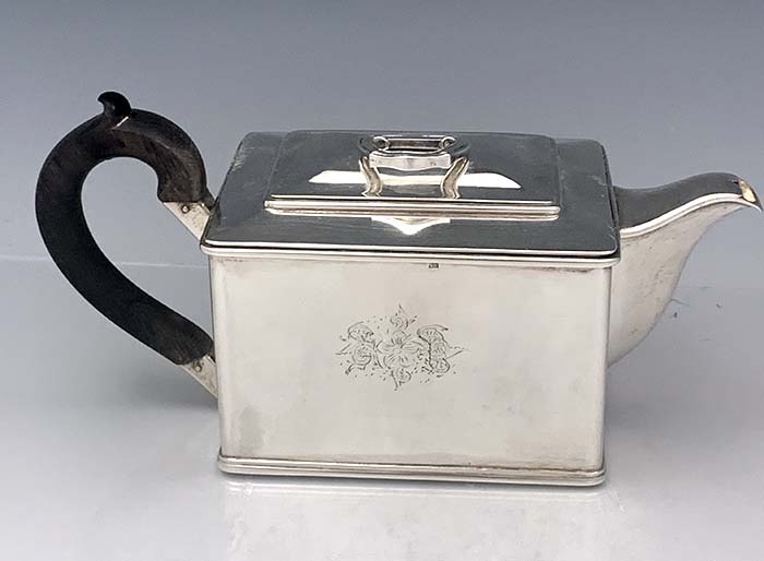 Russian antique silver teapot circa 1842