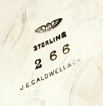 mark of george Shiebler with retailer Caldwell