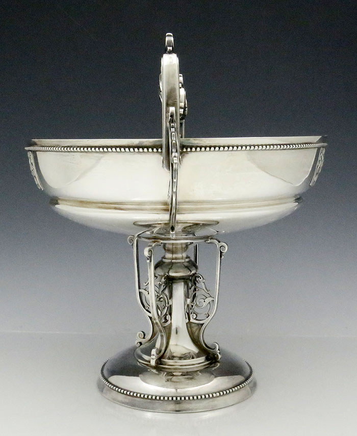Tiffany Moresque antique sterling silver centerpiece bowl