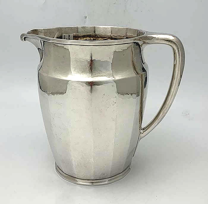 Tiffany sterling water pitcher secial hand work