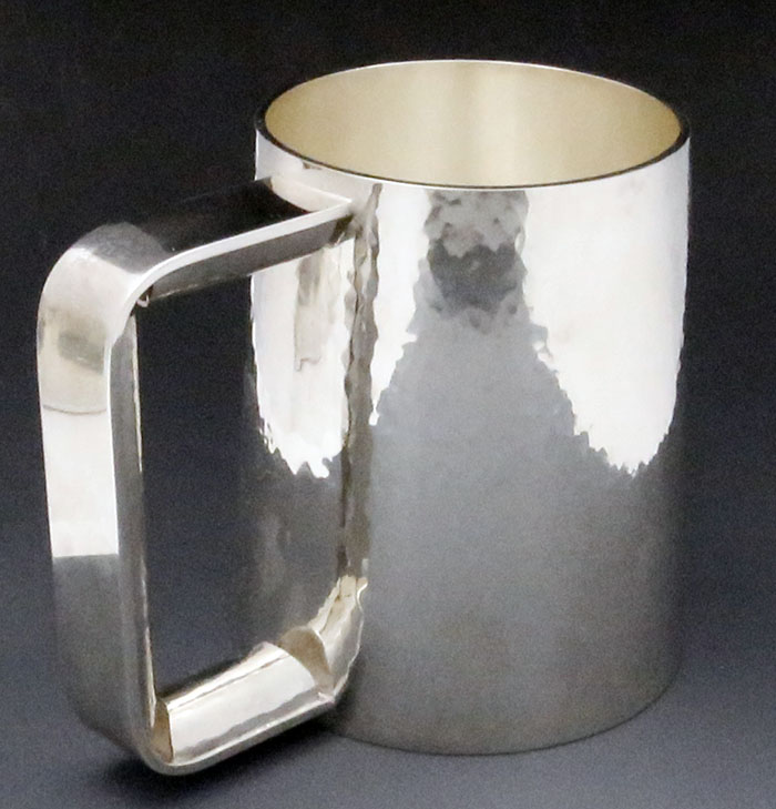 William N Frederick sterling silver mug