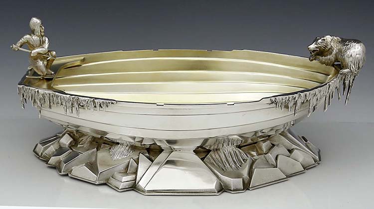 Whiting ice bowl sterling silver antique