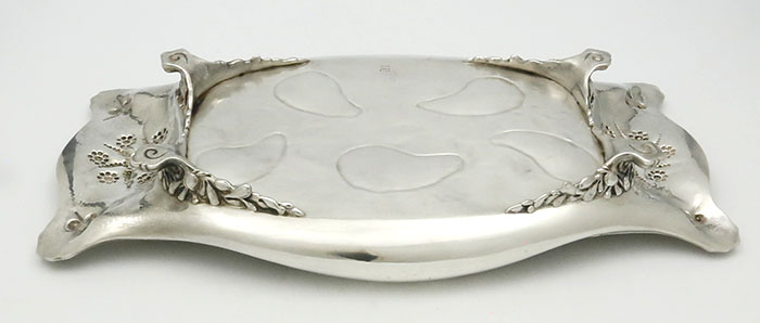 Whiting sterling silver tray oyster