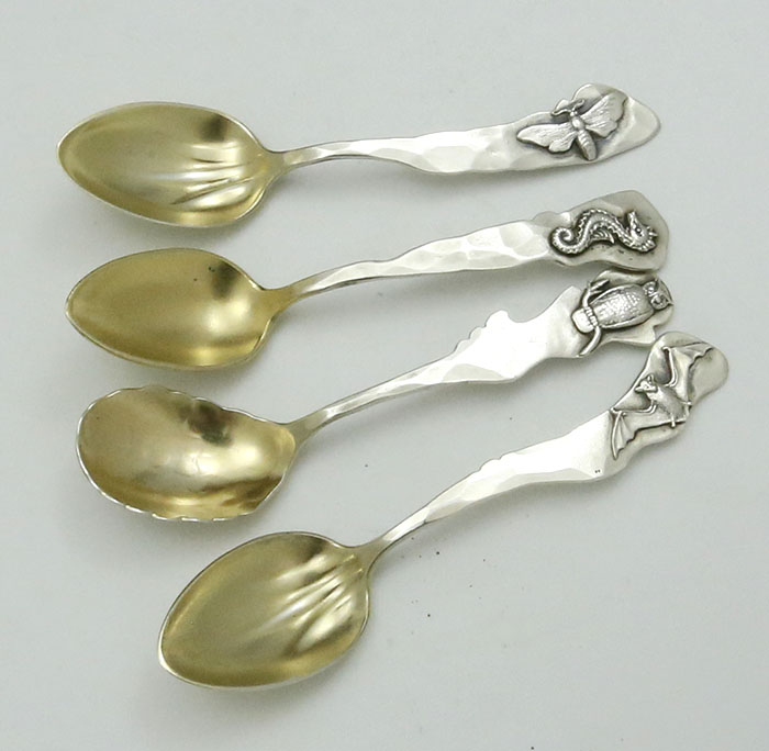 Shiebler antique set of spoons in box