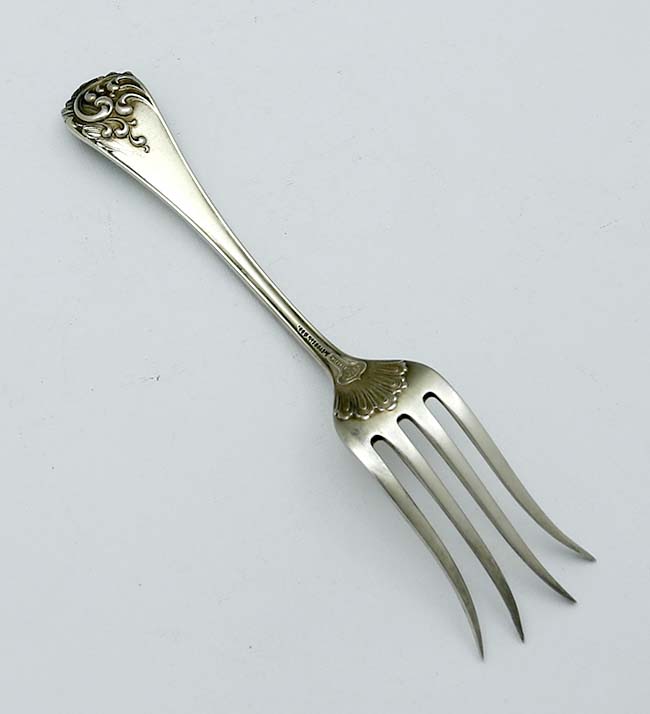 Shiebler sterling enamel fork