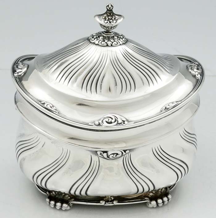 Tiffany & Company antique silver tea caddy