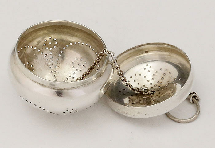 Tiffany sterling silver tea ball
